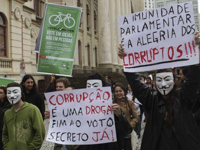 Contra corrupção