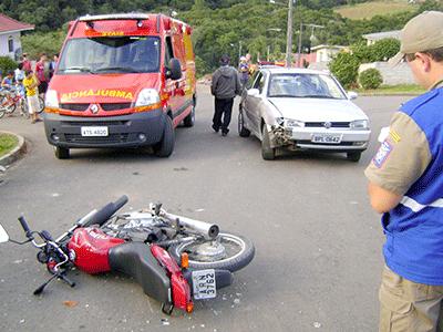 Gol e moto batem de frente no Partênope