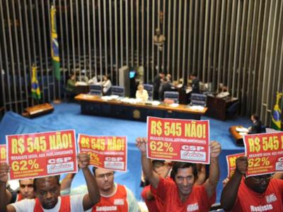 Senado aprova salário mínimo de R$ 545