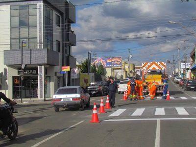 Ruas do centro recebem nova sinalização
