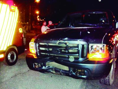Motociclista ferido em colisão frontal