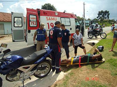 Mulher gravemente ferida ao ser atropelada