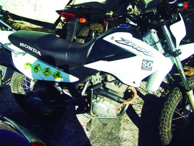 Moto furtada é recuperado