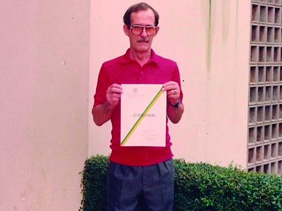 Homenagem  da Associação dos Contabilistas de Campo Largo ao Contador Lindo Dallarosa (19/12/1930 - 27/10/2012)