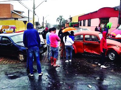 Criança ferida em acidente na Aparecida