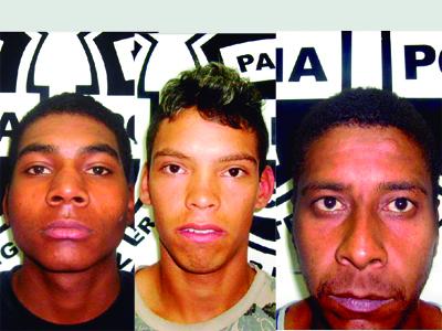 PM prende jovens suspeitos de assaltar pedreiro