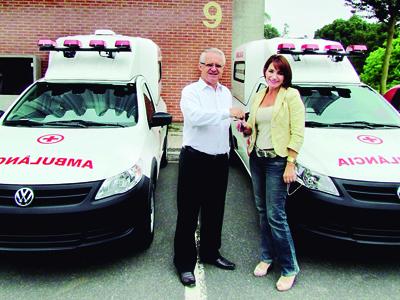 Duas ambulâncias para  São Silvestre e Ferraria