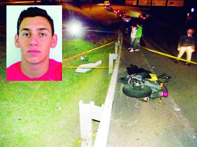 Jovem morre em acidente na Rondinha