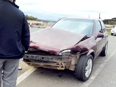 Acidente no viaduto da Rondinha