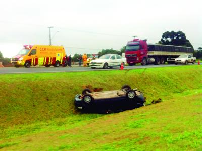 Acidente deixa três feridos na Rondinha