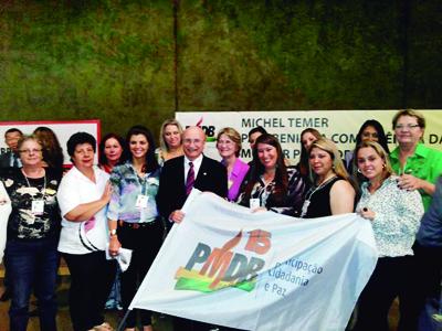 Luzia Kapp participa da Convenção Nacional do PMDB Mulher