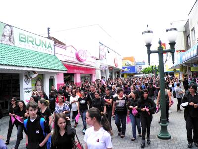 1ª Caminhada Contra a Violência à Mulher