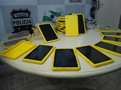 Polícia recupera mais 346 tablets roubados da Secretaria da Educação