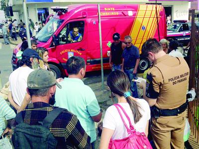 Adolescente atropelada na Xavier da Silva