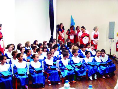 Mariinha forma turmas do Pré II em festa na Casa da Cultura