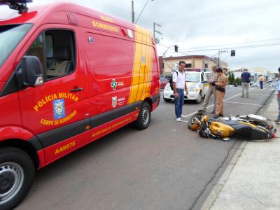 Foge sem prestar socorro à vítima após colidir com moto