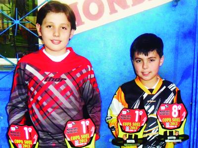 Pilotos de Campo Largo no Pódio da Copa Soel de Velocross e Motocross