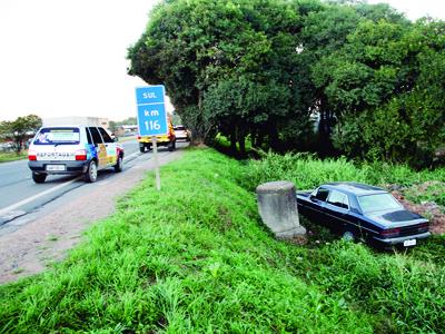 Vários acidentes na BR 277 em Campo Largo