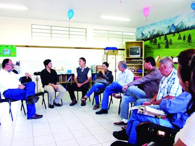 Empresários de São Luiz do Purunã recebem o prefeito Luiz Costa