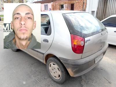 Preso fazendo manobras perigosas com carro roubado