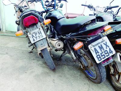 Moto furtada no centro é encontrada no Bom Jesus