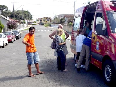 Siate atende aposentado ferido na Vila Elisabeth