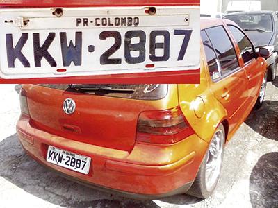 Motorista adultera placa para não pagar pedágio