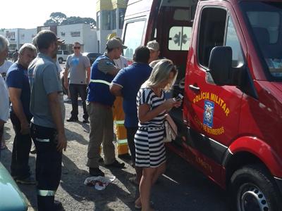 Homem atropelado no km 116