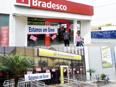 Bancários entram em greve também em Campo Largo