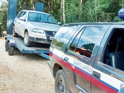 GM recupera em Bateias veículo roubado 