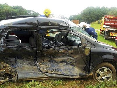 Vítima fatal em acidente na BR-277