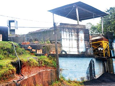 Usina de asfalto a frio passa por manutenção até o final de abril