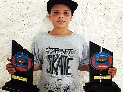 Atleta campo-larguense é Campeão Paranaense de Skate