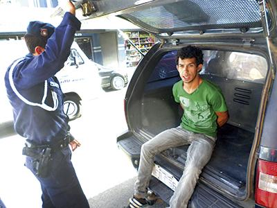 Preso suspeito de furto em loja na Marechal