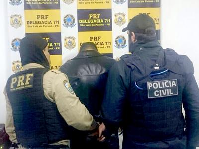 Suspeito com mandados preso em Operação da PRF e PC