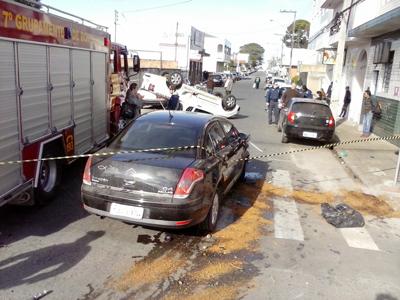 Capotamento no Centro