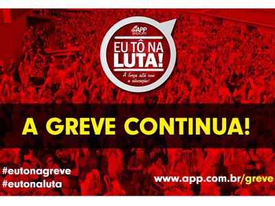 A greve continua