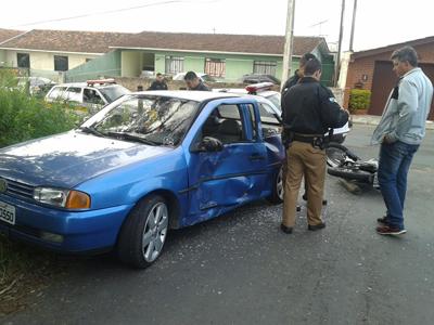 Motociclista ferido em acidente no Lamback