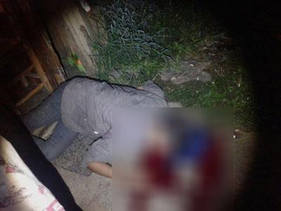 Homem morto a tiros no bairro Aparecida