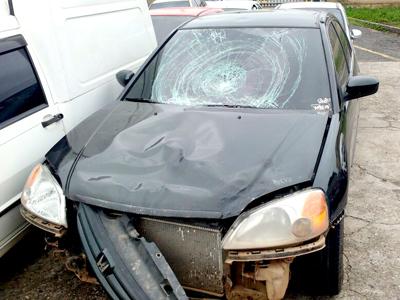 Mulher gravemente ferida em atropelamento na Rondinha