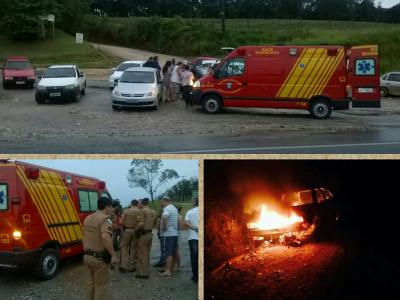 Veículo tomado de assalto e motorista baleado no Revier