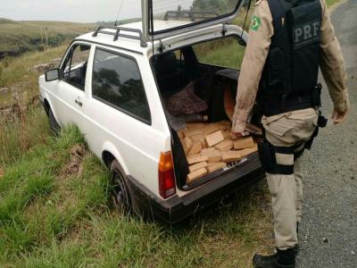 PRF prende trio com 178 quilos de maconha 