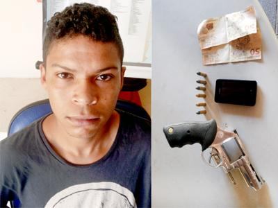 Indivíduo de 19 anos preso pela PM com arma no São Vicente