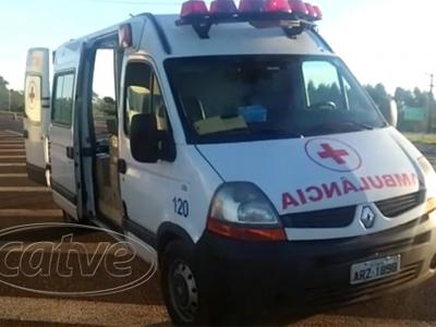 Ambulância apreendida com produtos ilegais