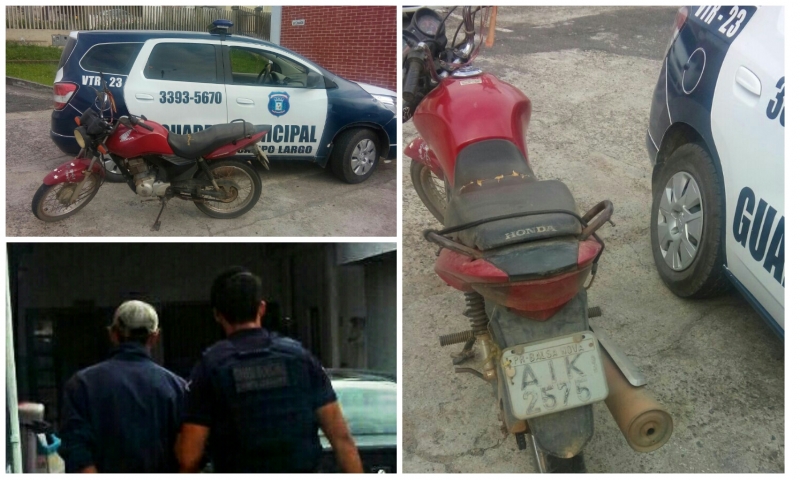 GM prende homem com moto adulterada e com alerta de furto