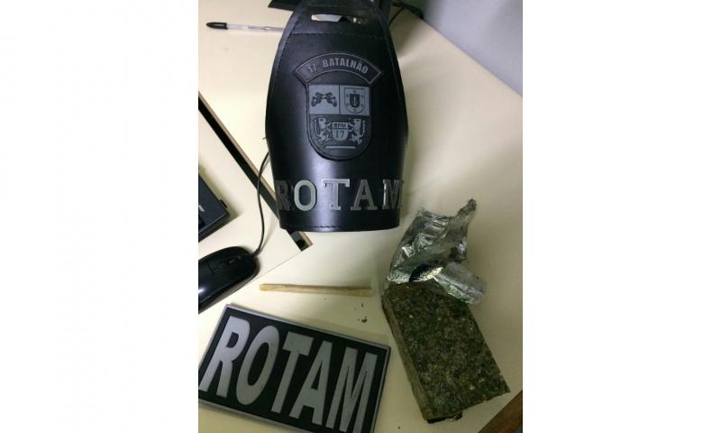 Rotam da PM apreende menor com drogas no Cristo Rei