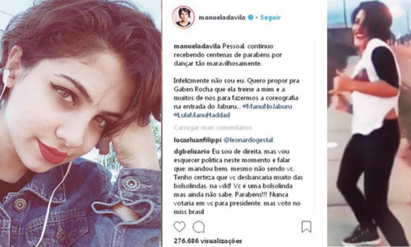 Campo-larguense é confundida com Manuela D?ávila e viraliza nas redes sociais