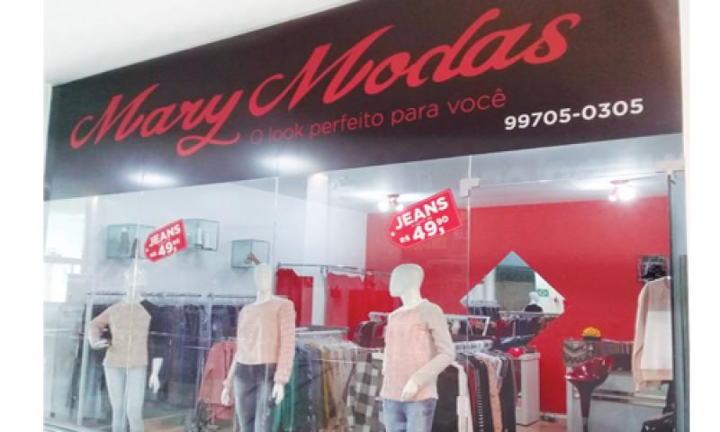 Jeans a partir de R$ 49,90 e  roupas plus size na Mary Modas