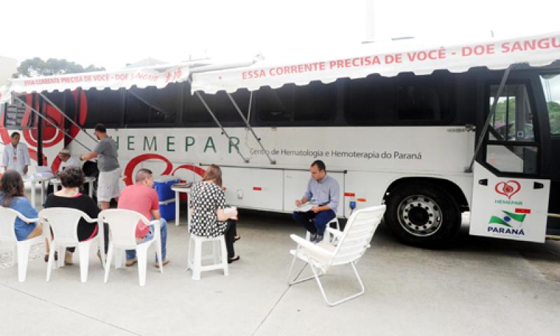 Campo Largo pode voltar a receber o ônibus da Hemepar