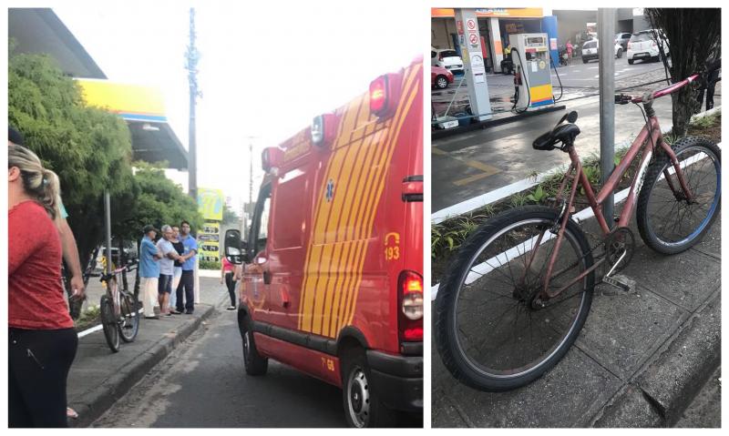 Condutor de Vectra atropela ciclista e foge sem prestar socorro